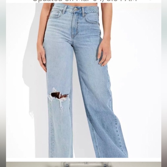 American Eagle high rise truly two toned skater jeans 10 - Picture 1 of 12